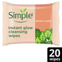 SIMPLE FACE WIPES PROTECT AND GLOW INSTANT GLOW 20 PACK thumbnail 10
