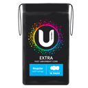 U BY KOTEX PADS EXTRA REGULAR WINGS 16 PACK thumbnail 2