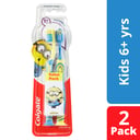 COLGATE TOOTHBRUSH KIDS MINONS +6 YEARS EXTRA SOFT 2 PACK thumbnail 10