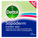 DETTOL SAPODERM HYGIENIC BODY SOAP FOR ACNE OILY SKIN 3 PACK thumbnail 2