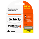 SCHICK QUATTRO TITANIUM REFILL BLADES 4 PACK thumbnail 1