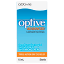 OPTIVE ADVANCED LUBRICANT EYE DROPS 15ML thumbnail 2