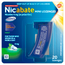 NICABATE MINIS 4MG LOZENGES 20 PACK thumbnail 1