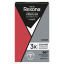 REXONA MEN CLINICAL ANTIPERSPIRANT CREAM SPORT 96HR 45ML thumbnail 2