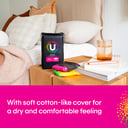 U BY KOTEX PADS EXTRA SUPER WINGS 14 PACK thumbnail 8