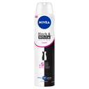 NIVEA WOMEN ANTIPERSPIRANT B&W INVISIBLE CLEAR 48H 250ML thumbnail 1