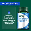 NATURES OWN HIGH STRENGTH MILK THISTLE 35000MG 60 CAPSULES thumbnail 5
