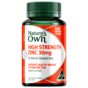 NATURES OWN HIGH STRENGTH ZINC 30MG 120 TABLETS thumbnail 1