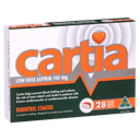 CARTIA ASPIRIN 100MG 28 TABLET thumbnail 1