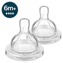 AVENT ANTI COLIC TEAT SILICONE FAST 2 PACK thumbnail 4