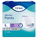 TENA PROSKIN PANTS MAXI 8D LARGE 10 PACK thumbnail 1