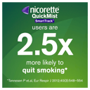NICORETTE QUICKMIST SMARTTRACK FRESHMINT 150 SPRAYS thumbnail 6