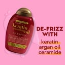 OGX 5IN1 BENEFITS FRIZZ FREE + KERATIN OIL SHAMPOO 385ML thumbnail 7