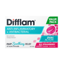 Difflam Dual Action Strawberry 32 Lozenges thumbnail 1