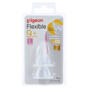 PIGEON TEAT FLEXIBLE PLUS SLIM NECK 6+ MONTHS 2 PACK thumbnail 1