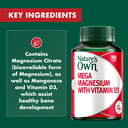 NATURES OWN MEGA MAGNESIUM WITH VITAMIN D3 100 TABLETS thumbnail 5