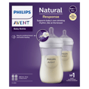 AVENT NATURAL RESPONSE FEEDING BOTTLE 260ML 2 PACK thumbnail 1