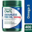 NATURES OWN ODOURLESS FISH OIL 1000MG 400 CAPSULES thumbnail 10