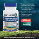 CARUSOS SUPER MAGNESIUM + ASHWAGANDHA 42 TABLETS thumbnail 3