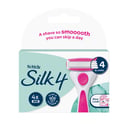 SCHICK QUATTRO WOMEN REFILL BLADES 4 PACK thumbnail 1
