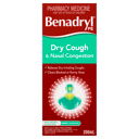 BENADRYL PE DRY COUGH & NASAL 200ML thumbnail 3