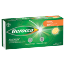 BEROCCA EFFERVESCENT ORANGE 30 TABLETS thumbnail 1