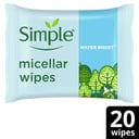 SIMPLE FACE WIPES WATER BOOST MICELLAR 20 PACK thumbnail 10