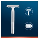 GILLETTE MENS KING C DOUBLE EDGE SAFETY RAZOR 5 PACK thumbnail 11