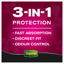 DEPEND WOMEN REAL FIT UNDERWEAR REGULAR 7D LARGE 8 PACK thumbnail 5