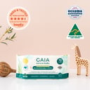 GAIA BABY WIPES NATURAL BIODEGRADABLE WATER + CERAMIDES 70 PACK thumbnail 6
