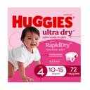 HUGGIES JUMBO ULTRADRY NAPPIES TODDLER GIRL 72 PACK thumbnail 6
