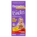 DYMADON FOR BABIES STRAWBERRY 1 MONTH-2 YEARS SUSPENSION 60ML thumbnail 2