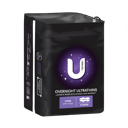 U BY KOTEX PADS ULTRATHIN OVERNIGHT LONG WINGS 8 PACK thumbnail 1