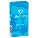 LIFESTYLES CONDOMS REGULAR 10 PACK thumbnail 1