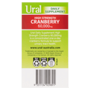 URAL HIGH STRENGTH CRANBERRY 60000MG CAPSULES 90 thumbnail 4