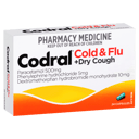 CODRAL COLD & FLU + DRY COUGH PE 24 CAPSULES thumbnail 1