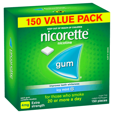 NICORETTE ICY MINT 4MG GUM 150 PACK
