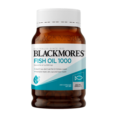 BLACKMORES FISH OIL 1000MG 200 CAPSULES