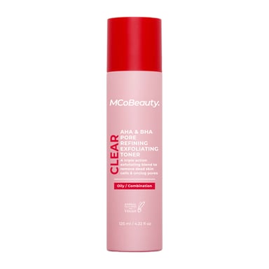 MCO BEAUTY AHA & BHA PORE EXFOLIATING TONER 125ML