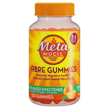 METAMUCIL FIBRE ORANGE 120 GUMMIES
