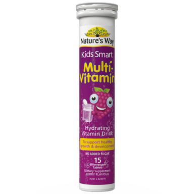 NATURES WAY KID SMART MULTI-VITAMIN EFFERVESCENT 15 TABLETS