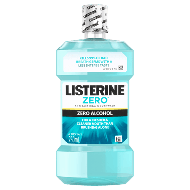 LISTERINE MOUTH WASH ZERO ALCOHOL FREE 250ML