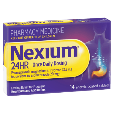 NEXIUM 24HR 20MG 14 TABLETS