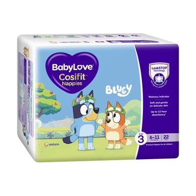 BABYLOVE COSIFIT NAPPIES CRAWLER 22 PACK