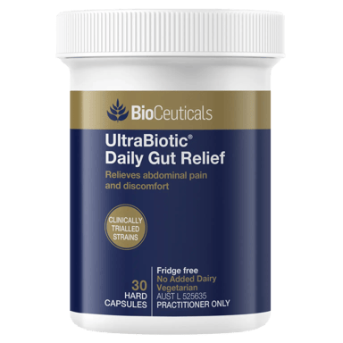 Bioceuticals Ultrabiotic Daily Gut Relief 30 Capsules