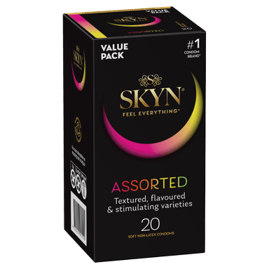 SKYN ASSORTED CONDOMS 20 PACK
