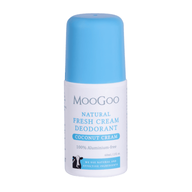 MOOGOO ROLL ON DEODORANT COCONUT CREAM 60ML