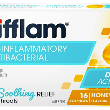DIFFLAM HONEY & LEMON SUGAR FREE 16 LOZENGES