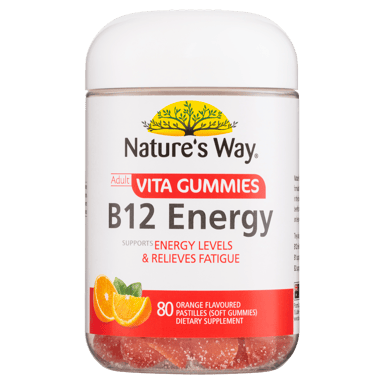 NATURES WAY B12 ENERGY GUMMIES 80