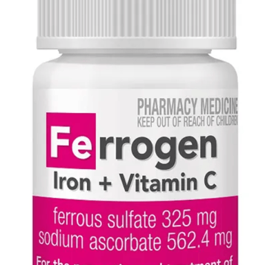 FERROGEN IRON + VITAMIN C 30 TABLETS